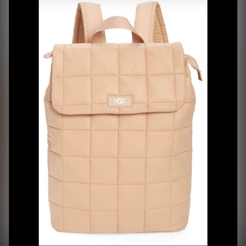 UGG puffy quilted backpack